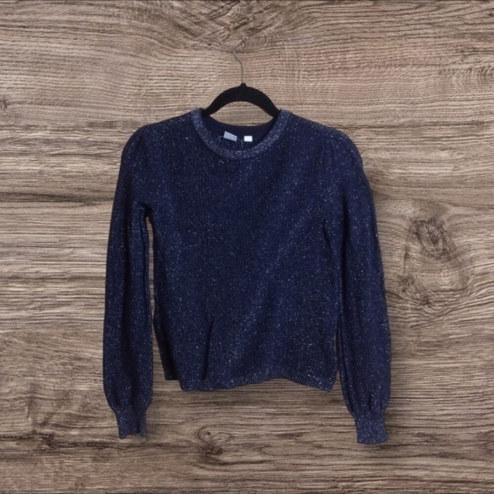 Gap blue metallic sweater. Large.